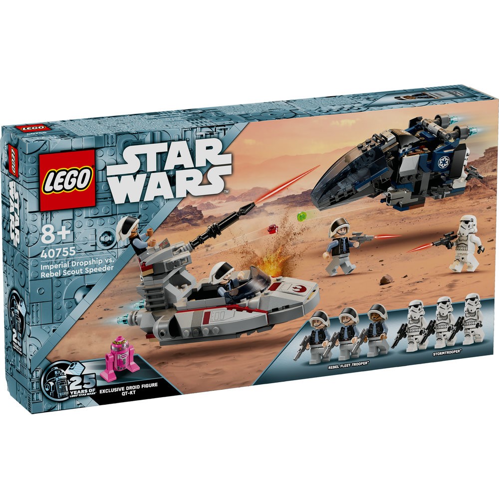 40755 Imperial Dropship vs. Rebel Scout Speeder